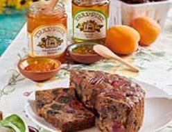 20 oz Kentucky Bourbon Fruitcake with Trappist Apricot-Pineapple Preserve and Trappist Quince Jelly