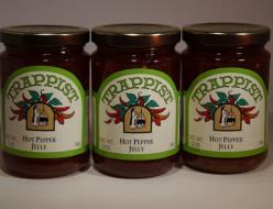 ** S P E C I A L ** Three  Trappist  Hot  Pepper  Jelly