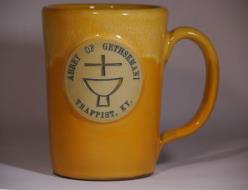 Apricot Abbey Mug with White Sand Marble Top